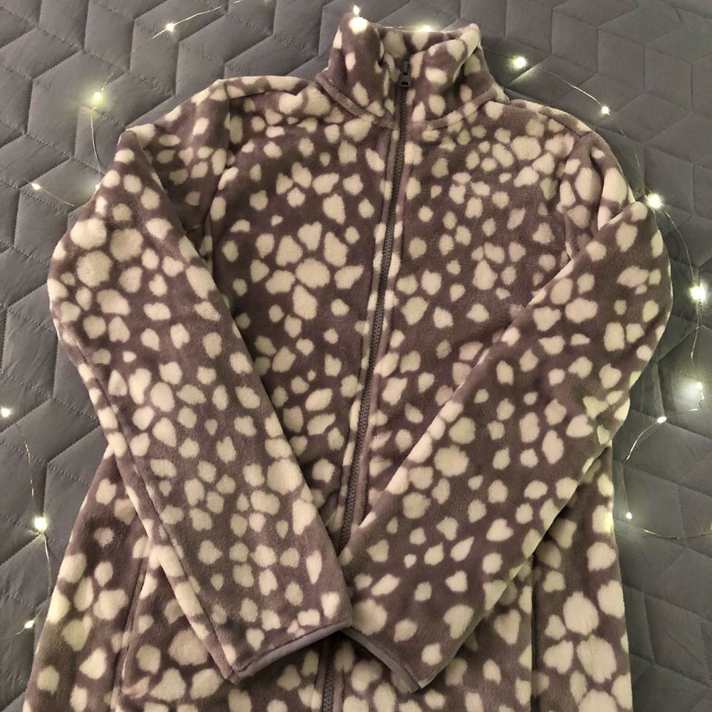 Land’s End NWOT Gray Fleece Jacket